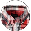 image:imageGioberti Mens Casual Plaid Button Down Short Sleeve Shirt1036  Red  Navy  White
