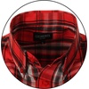 image:imageGioberti Mens Casual Plaid Button Down Short Sleeve Shirt1049  Red  Black  Gray