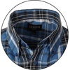image:imageGioberti Mens Casual Plaid Button Down Short Sleeve Shirt1053  Blue  Navy  White