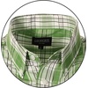 image:imageGioberti Mens Casual Plaid Button Down Short Sleeve Shirt1059  Green  White