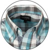 image:imageGioberti Mens Casual Plaid Button Down Short Sleeve Shirt1060  Blue Checkered