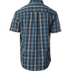 image:imageGioberti Mens Casual Plaid Button Down Short Sleeve Shirt1090  Blue  Grey  Black