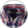 image:imageGioberti Mens Casual Plaid Button Down Short Sleeve Shirt1092  Navy  Red  White