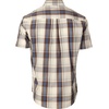image:imageGioberti Mens Casual Plaid Button Down Short Sleeve Shirt1093  Charcoal  White  Blue