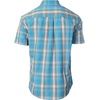 image:imageGioberti Mens Casual Plaid Button Down Short Sleeve Shirt1096  Teal  Brown  White