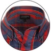 image:imageGioberti Mens Casual Plaid Button Down Short Sleeve Shirt1103  Red  Navy  Yellow Highlight