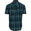 image:imageGioberti Mens Casual Plaid Button Down Short Sleeve Shirt1158  Turquoise  Aqua