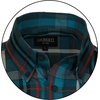 image:imageGioberti Mens Casual Plaid Button Down Short Sleeve Shirt1158  Turquoise  Aqua
