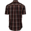 image:imageGioberti Mens Casual Plaid Button Down Short Sleeve Shirt1159  Charcoal  Red  Black