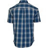 image:imageGioberti Mens Casual Plaid Button Down Short Sleeve Shirt1163  Royal  White