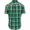 image:imageGioberti Mens Casual Plaid Button Down Short Sleeve Shirt1164  Green  White