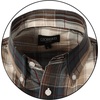 image:imageGioberti Mens Casual Plaid Button Down Short Sleeve Shirt727b  Khaki  Navy