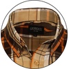 image:imageGioberti Mens Casual Plaid Button Down Short Sleeve Shirt778  Khaki  Orange