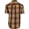 image:imageGioberti Mens Casual Plaid Button Down Short Sleeve Shirt778  Khaki  Orange