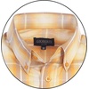 image:imageGioberti Mens Casual Plaid Button Down Short Sleeve Shirt973  Orange  Yellow