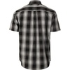 image:imageGioberti Mens Casual Plaid Button Down Short Sleeve Shirt978  Black  White  Gray