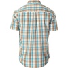 image:imageGioberti Mens Casual Plaid Button Down Short Sleeve Shirt995  Brown  Blue