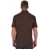 image:imageGioberti Mens Casual Western Solid Short Sleeve Shirt with Pearl SnapsBrown