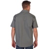 image:imageGioberti Mens Casual Western Solid Short Sleeve Shirt with Pearl SnapsGray