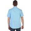 image:imageGioberti Mens Casual Western Solid Short Sleeve Shirt with Pearl SnapsLight Blue