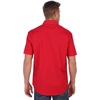 image:imageGioberti Mens Casual Western Solid Short Sleeve Shirt with Pearl SnapsRed
