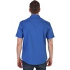 image:imageGioberti Mens Casual Western Solid Short Sleeve Shirt with Pearl SnapsRoyal Blue