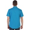 image:imageGioberti Mens Casual Western Solid Short Sleeve Shirt with Pearl SnapsTurquoise