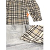image:imageGioberti Mens Checkered Flannel Jacket With Velvet Underlining1089  Gray  Black  Orange Highlight