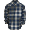 image:imageGioberti Mens Checkered Flannel Jacket With Velvet Underlining66  Gray  Royal Blue  Black