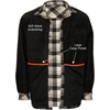 image:imageGioberti Mens Checkered Flannel Jacket With Velvet Underlining86  Black  Charcoal  Gray