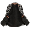 image:imageGioberti Mens Checkered Flannel Jacket With Velvet Underlining86  Black  Charcoal  Gray