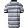 image:imageGioberti Mens Club Stripe Polo Shirt  Short Sleeve Regular Fit Yarn DyeBlue  Style 943