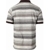 image:imageGioberti Mens Club Stripe Polo Shirt  Short Sleeve Regular Fit Yarn DyeBrown  Style 943