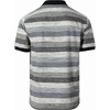 image:imageGioberti Mens Club Stripe Polo Shirt  Short Sleeve Regular Fit Yarn DyeGray  Style 943