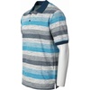 image:imageGioberti Mens Club Stripe Polo Shirt  Short Sleeve Regular Fit Yarn DyeNavy  Style 943