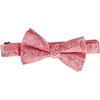 image:imageGioberti Mens Formal 4pc Paisley Vest Necktie Bowtie and Pocket SquareCoral B