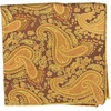 image:imageGioberti Mens Formal 4pc Paisley Vest Necktie Bowtie and Pocket SquareGold