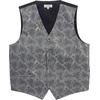 image:imageGioberti Mens Formal 4pc Paisley Vest Necktie Bowtie and Pocket SquareGray B