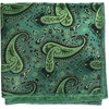 image:imageGioberti Mens Formal 4pc Paisley Vest Necktie Bowtie and Pocket SquareGreen B