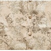 image:imageGioberti Mens Formal 4pc Paisley Vest Necktie Bowtie and Pocket SquareMetallic Beige Gold