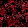 image:imageGioberti Mens Formal 4pc Paisley Vest Necktie Bowtie and Pocket SquareMetallic Black  Red