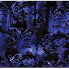 image:imageGioberti Mens Formal 4pc Paisley Vest Necktie Bowtie and Pocket SquareMetallic Black  Royal