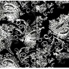 image:imageGioberti Mens Formal 4pc Paisley Vest Necktie Bowtie and Pocket SquareMetallic Black  Silver