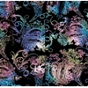 image:imageGioberti Mens Formal 4pc Paisley Vest Necktie Bowtie and Pocket SquareMetallic Black Light