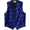 image:imageGioberti Mens Formal 4pc Paisley Vest Necktie Bowtie and Pocket SquarePurple  Green