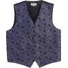 image:imageGioberti Mens Formal 4pc Paisley Vest Necktie Bowtie and Pocket SquarePurple B2