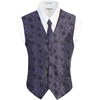 image:imageGioberti Mens Formal 4pc Paisley Vest Necktie Bowtie and Pocket SquarePurple B2