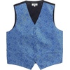 image:imageGioberti Mens Formal 4pc Paisley Vest Necktie Bowtie and Pocket SquareRoyal Blue B