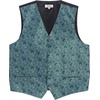 image:imageGioberti Mens Formal 4pc Paisley Vest Necktie Bowtie and Pocket SquareTurquoise B2