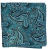 image:imageGioberti Mens Formal 4pc Paisley Vest Necktie Bowtie and Pocket SquareTurquoise B2